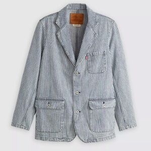 Levi's Premium MISSION Denim Blazer Jacket Size 2Xlarge 001I00002
